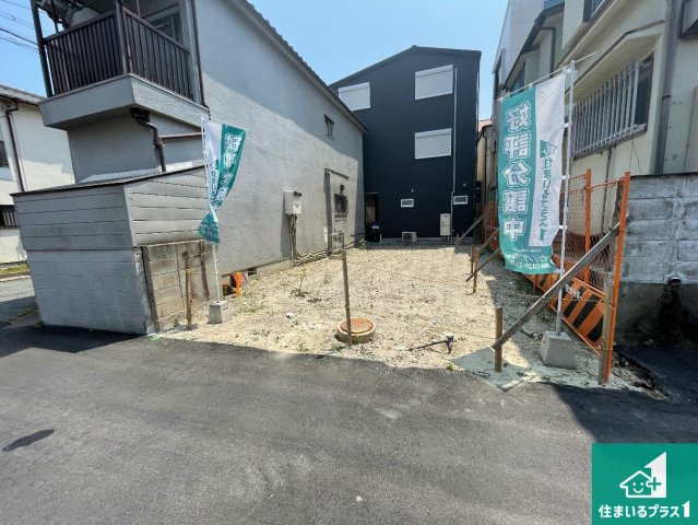尼崎市上坂部　第1期　売土地の外観|周辺は落ち着いた街並みの住宅地！子育てがしやすい住環境です！現地でしかわからない事もございます。是非一度ご覧ください。