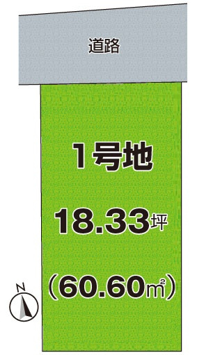 尼崎市上坂部　第1期　売土地の土地図