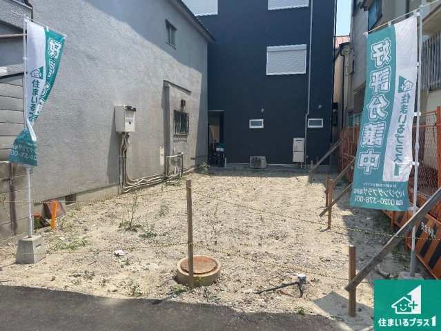 尼崎市上坂部　第1期　売土地の外観|周辺は落ち着いた街並みの住宅地！子育てがしやすい住環境です！現地でしかわからない事もございます。是非一度ご覧ください。