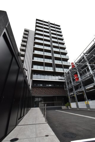 ザ・パークハビオ名古屋松原の外観|前後どちら側にも入口があります