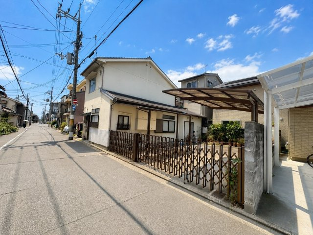 西九条川原城町　建築条件無土地の前面道路含む現地写真
