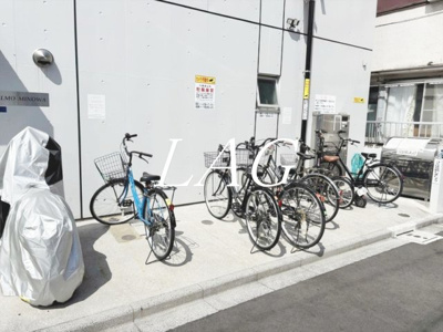 【その他共用部分】 | セントエルモ三ノ輪 | 自転車置き場です。