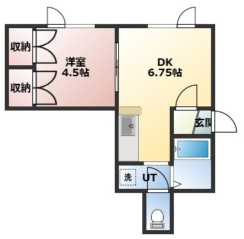 【間取り】 | リバーサイド13 | 間取りです