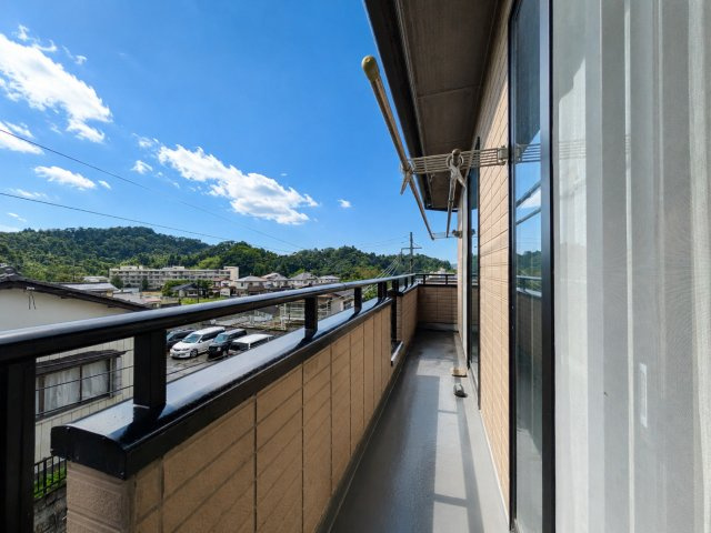 【中古物件】　常磐湯本町吹谷　一戸建てのバルコニー