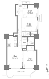【間取り】 | コンセールタワー所沢