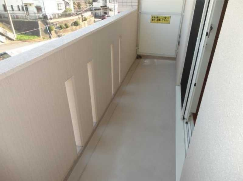 横浜市港北区新吉田町の賃貸マンションのバルコニー|日当たり良好です！