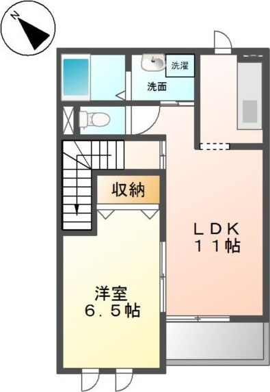ヴィラ　セントラル　二日市の間取り