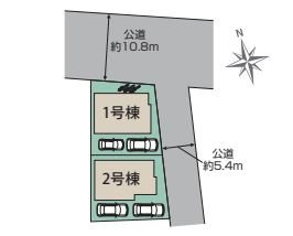 【区画図】 | ご家族様のプライベート空間が確保できる素敵な間取りです。また敷地ゆったりですので、おうち時間を楽しむのにもぴったりですね♪