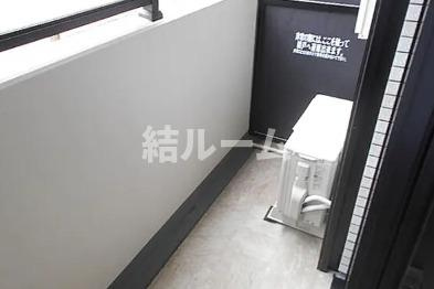 板橋区高島平９丁目の賃貸マンションのバルコニー