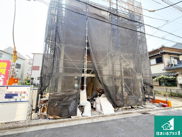 藤井寺市野中　第1期　新築一戸建ての外観|現在の進捗状況です！順調に作業進行中、完成が待ち遠しいです！詳細の間取り等、お気軽にお問い合わせください！