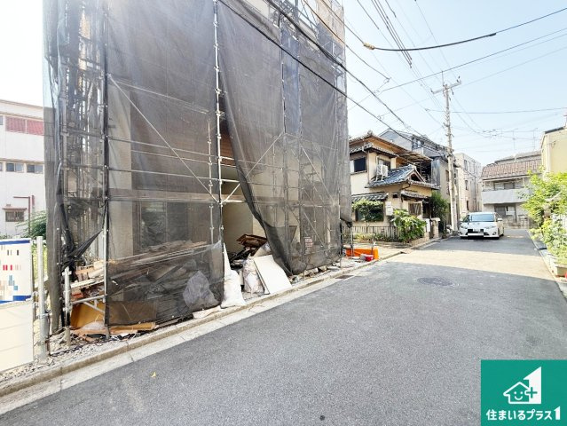 藤井寺市野中　第1期　新築一戸建ての前面道路含む現地写真|車通りの少ない前面道路！お子様がいらっしゃるご家族でも安心！