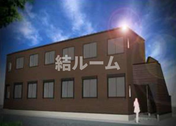 練馬区北町８丁目のアパートの外観パース