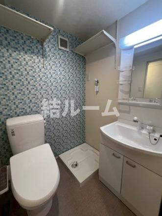 練馬区北町８丁目のアパートの独立洗面台|別号室参考写真