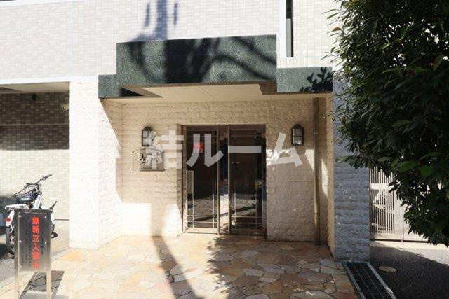 文京区白山２丁目の賃貸マンションのエントランス