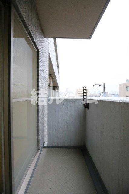 文京区白山２丁目の賃貸マンションのバルコニー