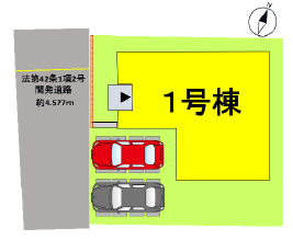 よかタウン／東区月出1丁目1期／1号棟の区画図