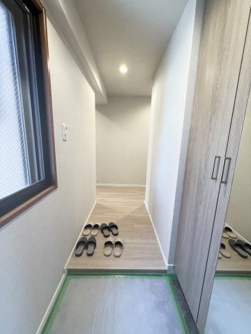 ヴィルヌーブ阿倍野阪南町の玄関