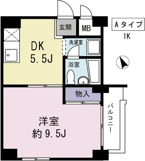 アパルトマン喜美よしの間取り