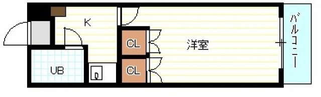 ハイツたかすの間取り