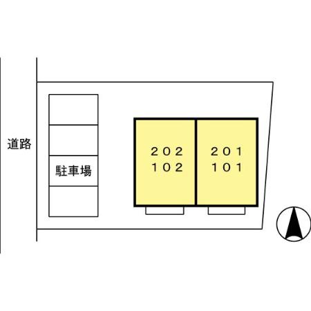 セジュールカトレアの区画図