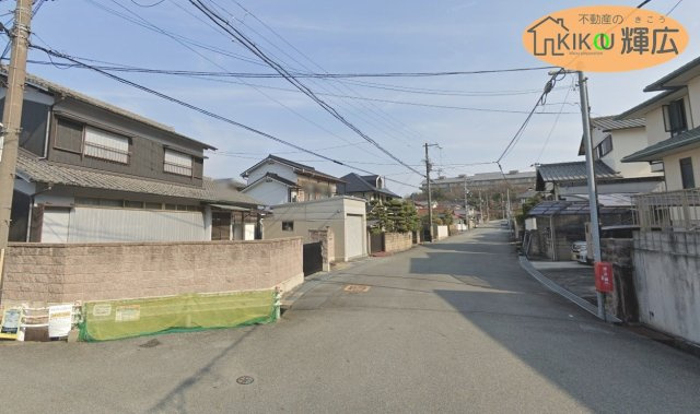高砂市北浜町牛谷　土地の前面道路含む現地写真