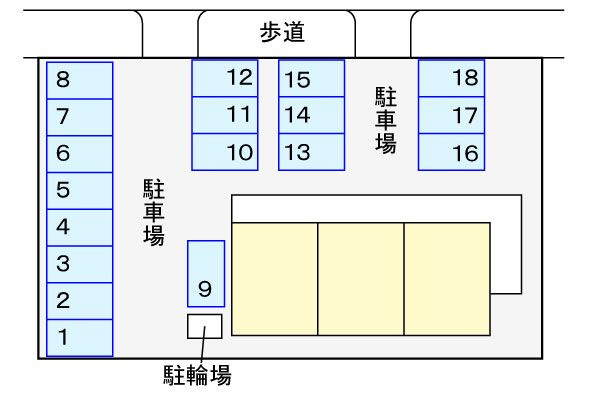 サン　ドエル　　刈谷市近郊の賃貸はクラスホームの駐車場