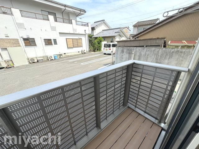 ボヌール城南のバルコニー