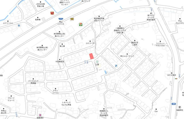都窪郡早島町早島　1区画の地図