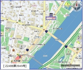 ＫＤＸレジデンス浅草の地図