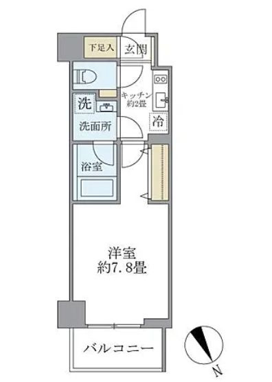 ＫＤＸレジデンス浅草の間取り