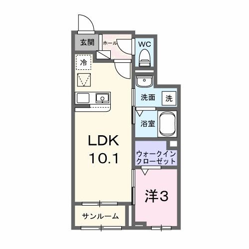 グラース　アンの間取り