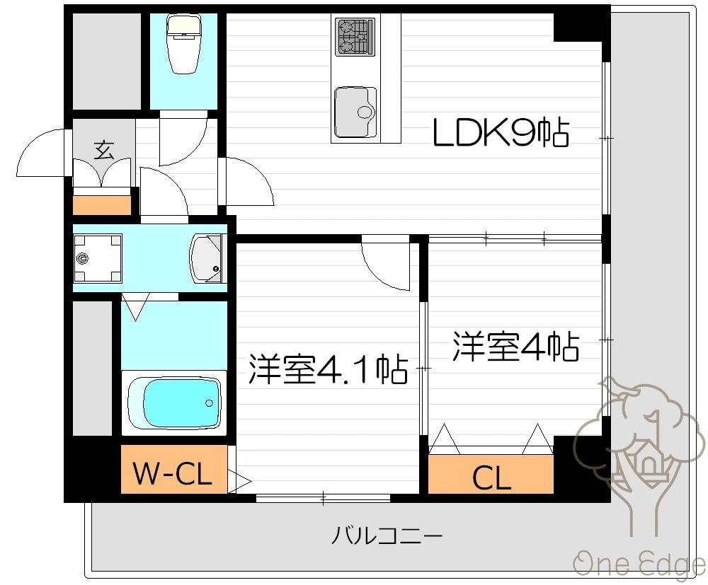 トレヴァンス梅田の間取り