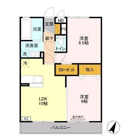 レジデンスFUJIの間取り