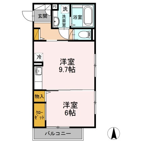 カーサ ルチェンテの間取り