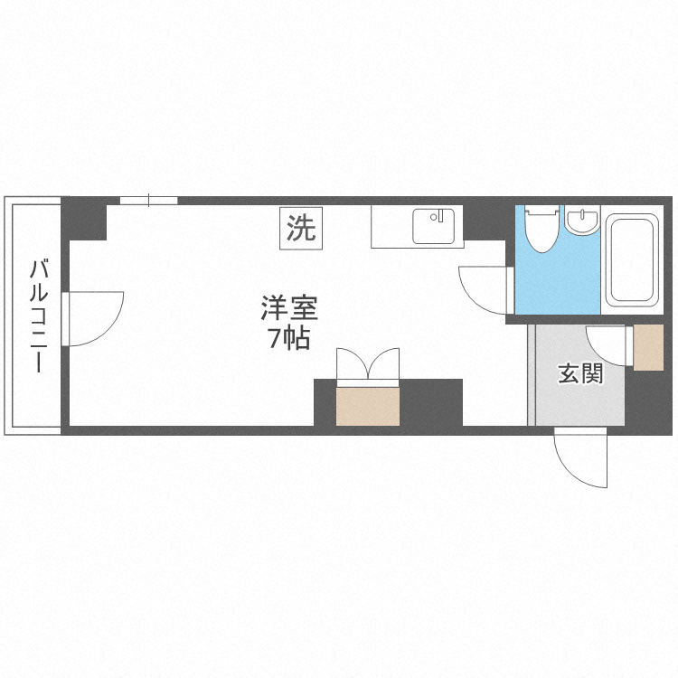 シティーアーク日本橋の間取り