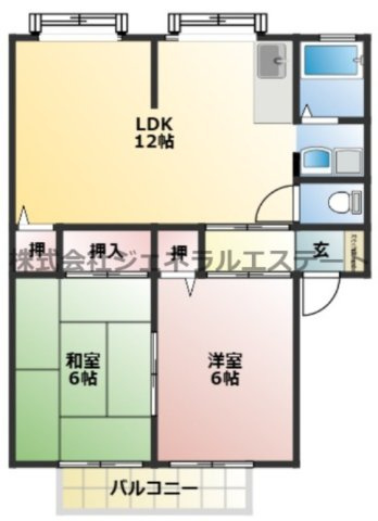【間取り】 | ローズハイツ