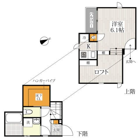 川口市差間１丁目のアパート
