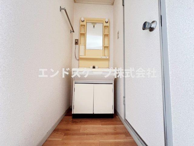 木村ハイツＢの洗面所|高崎、前橋のお部屋探しはエンドスケープまで！お客様の理想お聞かせ下さい♪