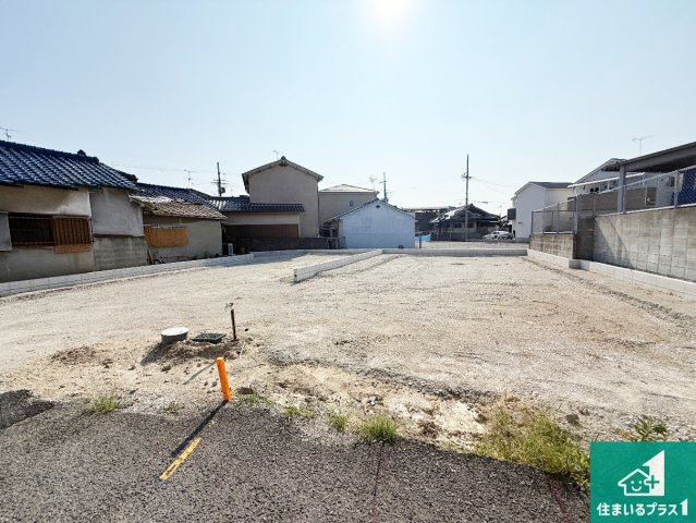 羽曳野市向野　第4期　新築一戸建ての外観|周辺は落ち着いた街並みの住宅地！子育てがしやすい住環境です！まだ未完成ですが、現地でしかわからない事もございます。是非一度ご覧ください。