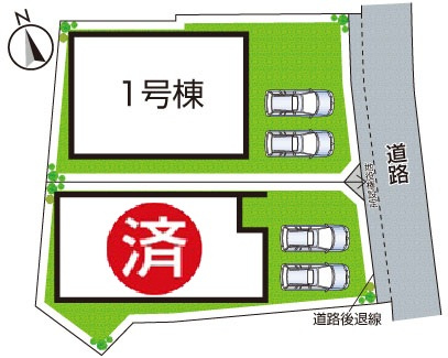 羽曳野市向野　第4期　新築一戸建ての区画図|全2区画