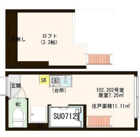 AVAND板橋の間取り