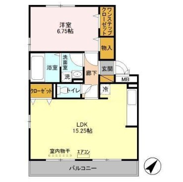 ブエナビスタ仲介手数料（賃料の1.10ヵ月）の50％OFF対象物件！の間取り