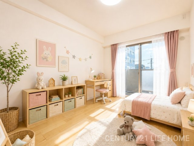 【子供部屋】 | エンゼルパークサイド川崎 | 子供部屋としても使い勝手の良いお部屋です
