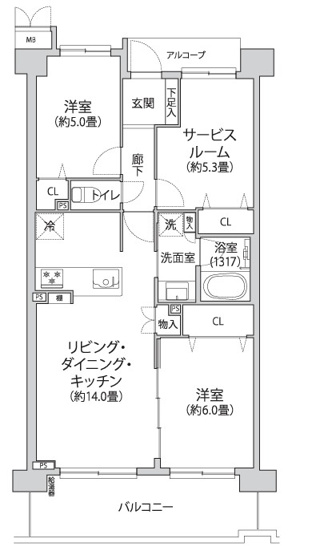 【間取り】 | エンゼルパークサイド川崎