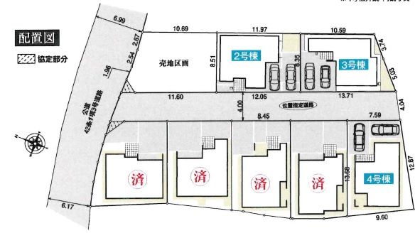 ◆◆那覇市仲井真-3号棟の区画図
