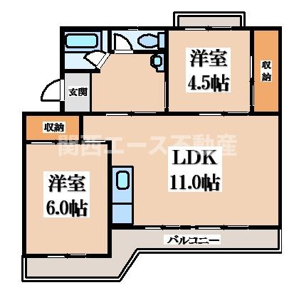 【間取り】 | ビレッジハウス千津ヶ谷