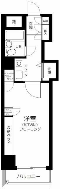 ダイアパレス浅草第二の間取り|間取りです。