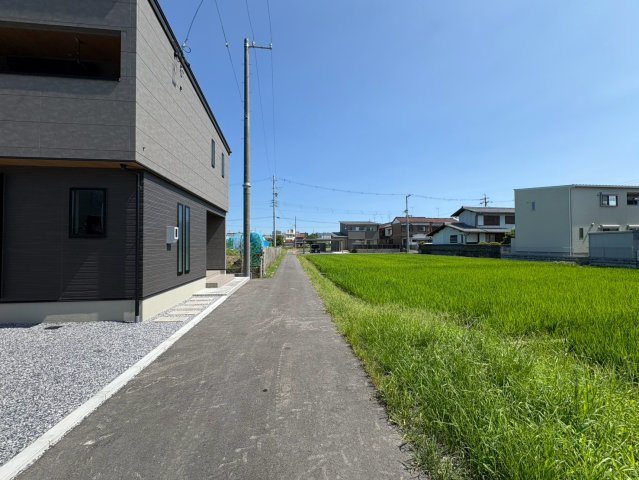ダイマルタウン　岐阜市水主町第3　全2区画分譲の前面道路含む現地写真|■前面道路　■ヤマダ不動産　株式会社リライフ　
■夢のマイホーム購入をフルサポートします！