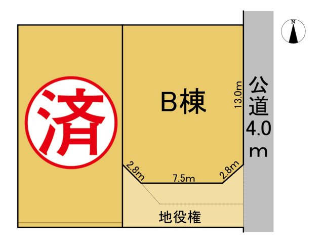 ダイマルタウン　岐阜市水主町第3　全2区画分譲の区画図|■区画図
■YAMADA電機の　ヤマダ不動産　株式会社リライフ　
いつでもお問合わせ下さい。