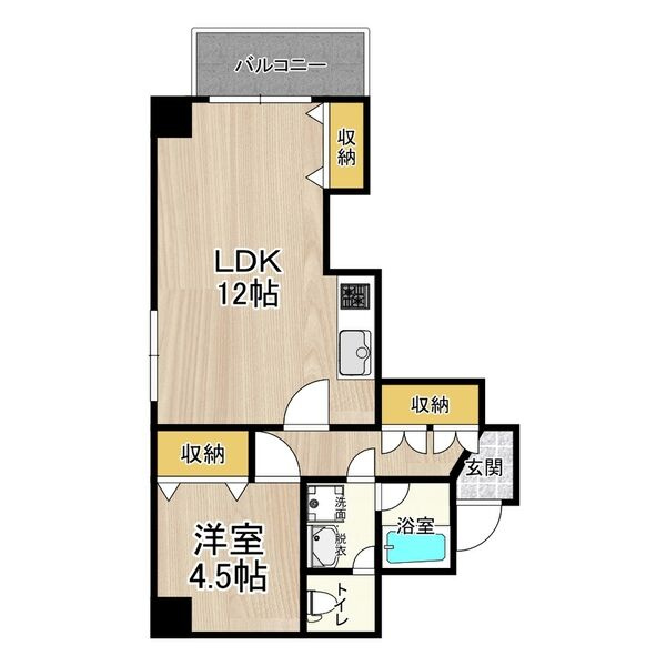 CITY　SPIRE難波プレミアムの間取り